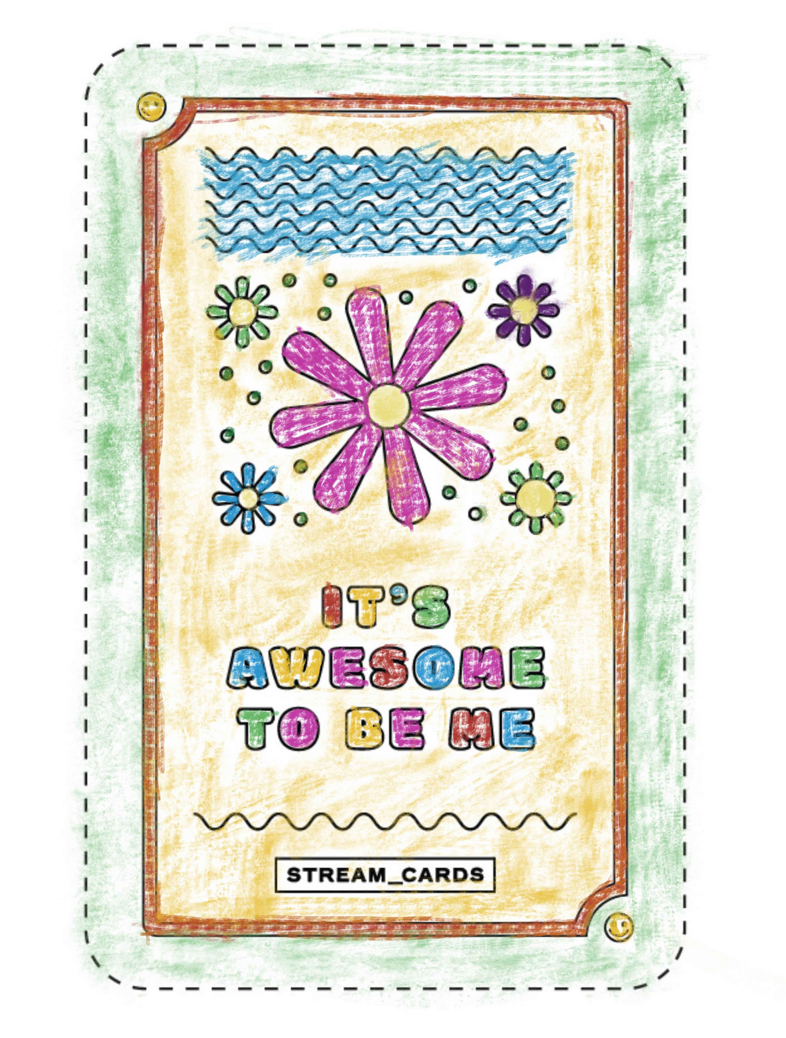 Kids Colour-In Affirmation Cards | FREE